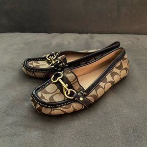 Coach Logo Loafers